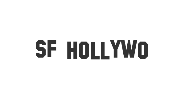 SF Hollywood Hills font thumbnail
